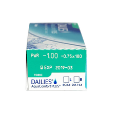 Load image into Gallery viewer, DAILIES® AquaComfort Plus®Toric 30 lenses
